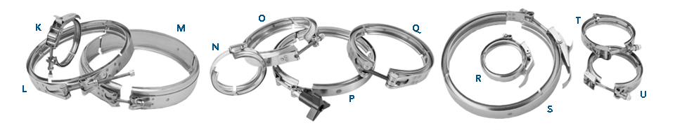 Clampco Customized V-Band Clamps K-U