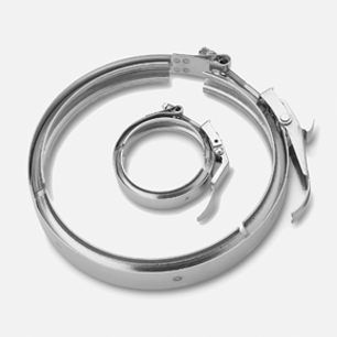 Custom Stainless Steel or Titanium T-Bolt and V-Band Clamps