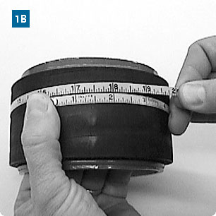 Measuring Nominal Size for Hose Clamp Application using a Tape Rule