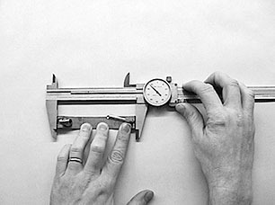 Method One - Determining Band Strap Length using Calipers